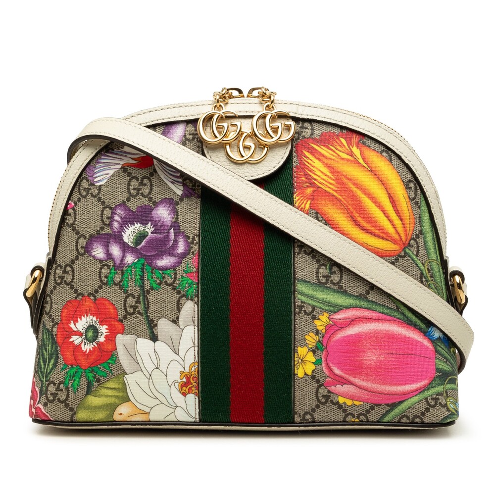Gucci Small Gg Supreme Web Flora #365420G11B